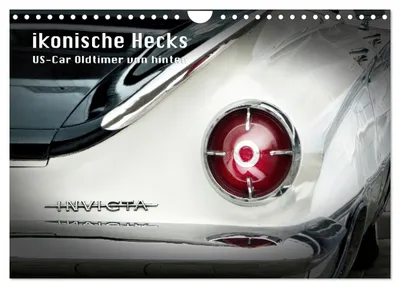 Immagine prodotto di Calendario da parete Ikonische Hecks (formato A4 orizzontale, anno 2027), calendario mensile CALVENDO