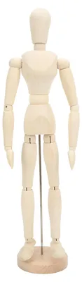 Produktbild von 16-Zoll-Schaufensterpuppe aus Holz, flexibel, drehbar, Skizze, Zeichenfiguren, bewegliche Modelle, Puzzle, Spielzeug, Heimdekoration
