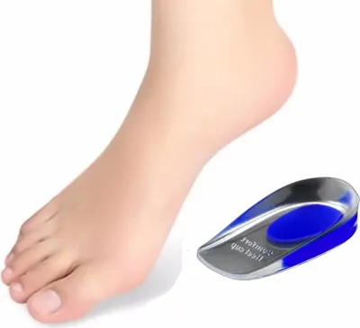 Produktbild von Gel Einlegesohlen Einlagen Fersensporn Fersenkissen Diabetiker Fersenpolster  Blau 41-46