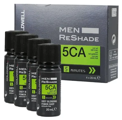 Immagine prodotto di Goldwell Color Men Reshade 5CA Cenere Fredda Castano Chiaro 4x20ml - tinta uomo