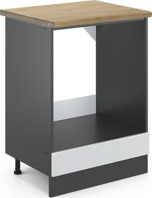 Immagine prodotto di Mobile per forno da incasso Vicco R-Line Bianco rustico 60 cm , PL Rovere, Model 46283