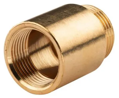 Produktbild von Messing Gewinde-Fitting Hahnverlängerung IG/AG 1" (DN 25) Länge 40 mm - schwere Ausführung