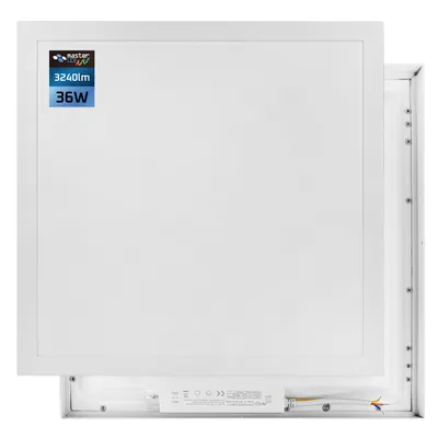 Obrázok produktu pre MasterLED Panel LED 40 x 40 cm, nástenné svietidlo, 36 W, neutrálna biela 4000 K, LED stropné svietidlo, štvorcové, ploché, štíhle, 3240 lm, kancelária