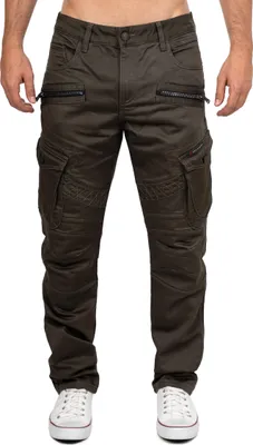 Produktbild von Cipo & Baxx Herren Jeans CD424 Khaki W32/L32