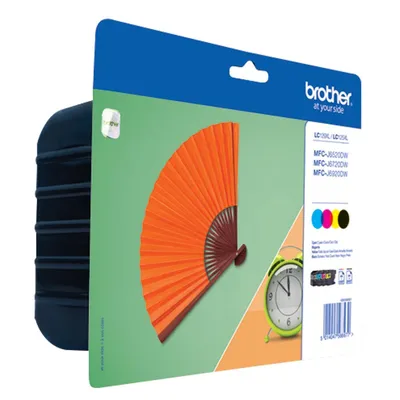 Image de Brother LC129XL Value Pack - pack de 4 - noir, jaune, cyan, magenta