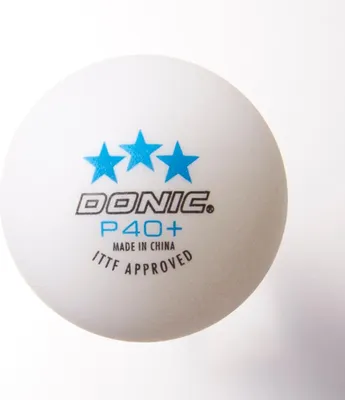 Produktbild von Donic Tischtennisbälle "Coach P40+ ***" - 72 Stück weiß