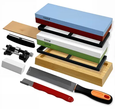 Productafbeelding van Solidchoice - Set van 10 Slijpstenen 400/1000 en 3000/8000