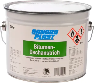 Obrázok produktu pre SANDROPLAST Bitumen Dachanstrich 5 Liter