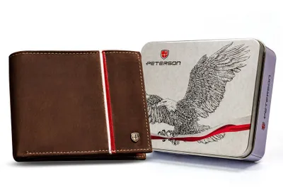Immagine prodotto di Portafoglio in pelle con un tocco patriottico - Peterson