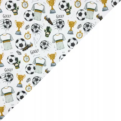 Produktbild von Nyks 089gol Baumwolltuch mit Ballmuster für Kinder