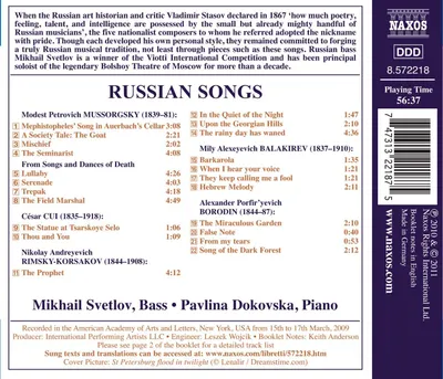 Produktbild von Russische Lieder Musik