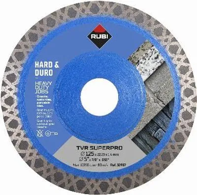 Image de Disque diamant TVR 125 RUBI Ø 125 mm pour matériaux durs - 30987