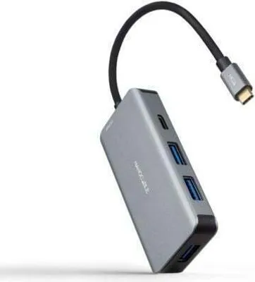 Obrázok produktu pre Nanocable 10.16.1005, USB 3.2 Gen 1 (3.1 Gen 1) Type-C, USB 3.2 Gen 1 (3.1 Gen 1) Type-A, USB 3.2 Gen 1 (3.1 Gen 1) Type-C, 5000 Mbit/s, Šedá, Hliník, 100 W