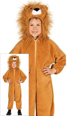 Produktbild von Löwe Kinder Jumpsuit, Größe: 5 - 6 Jahre Farbe: Braun