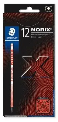 Grafitová ceruzka, HB, STAEDTLER "Norix® 181", červená