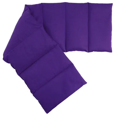Produktbild von Kirschkernkissen 75x20cm groß 8-Kammer, lila - Kirschkerne Wärmekissen & Kältekissen