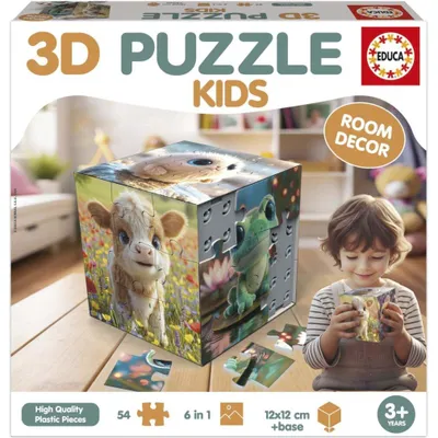 Zdjęcie produktu dla EDUCA 3D Puzzle Cube Puff, 54 elementów