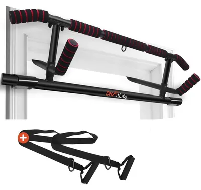 Productafbeelding van Optrekstang deurkozijn - Zonder schroeven - 70 tot 92 cm - 200 kg - Rekstang deurrek