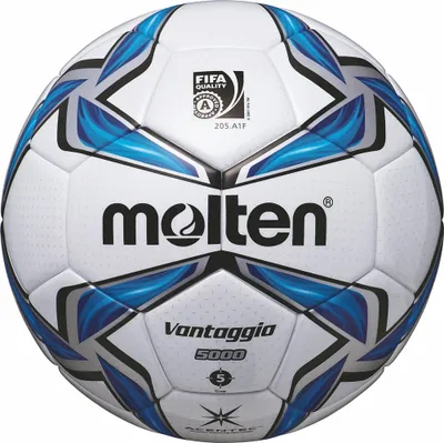 Produktbild von Molten Fussball Wettspielball F5V5000 weiß/blau 5