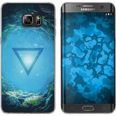 Produktbild von PhoneNatic Case kompatibel mit Samsung Galaxy S7 Edge Silikon-Hülle Element M4