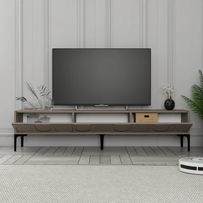 Immagine prodotto di Skye Decor, Lione 42 - Atlas, Nero, Mobile TV, Atlas, 100% PANNELLI DI PARTICELLE RIVESTITI IN MELAMMINA, 180 x 35 x 42 cm