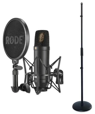 Productafbeelding van Rode NT1-Kit: Studio-microfoon met rechte microfoonstandaard