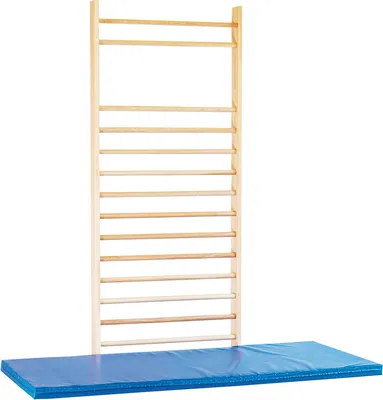 Produktbild von Sprossenwand nach DIN Kletterwand Turnwand Klettergerüst Fitness, 100-230 cm