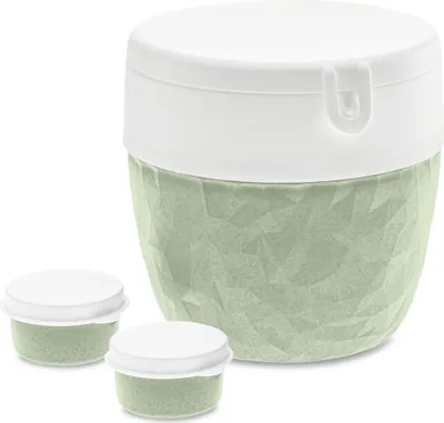 Obrázek produktu pro Svačinový box na salát a omáčku BENTOBOX M, 3dílný, KOZIOL