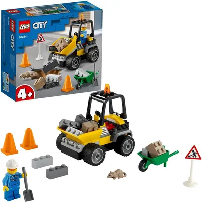 Produktbild von LEGO 60284 City Baustellen-LKW Spielzeug Bausteine-Set, Frontlader Baufahrzeug