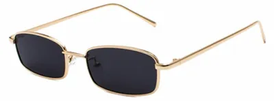 Produktbild von Retro-Sonnenbrille mit grauen Gläsern