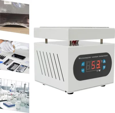 Obrázek produktu pro Elektrická páječka – předehřívací deska – 500 W – 150 x 150 mm – 220 V – pro předehřívání desek plošných spojů a součástek – stříbrná