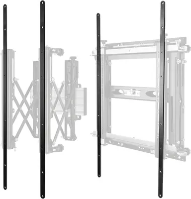 Produktbild von B-Tech BT7565, Schnittstellen-Adapterarm, Schwarz, 900 x 500,900 x 600,900 x 800, 89,9 cm (35.4"), 59,9 cm (23.6"), 820 mm