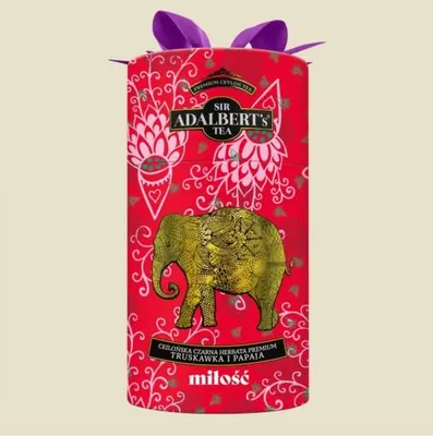 Produktbild von Adal Blatttee mit Erdbeere und Papaya 80 g