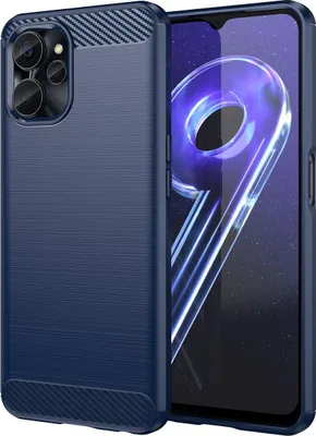 Produktbild von König Design Hülle kompatibel mit realme 10s Kunststoff Soft Handyhülle - Handy Case Blau