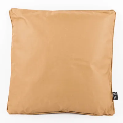 Produktbild von Outdoor Kissen aus Kunstfaser mit Kederumrandung uni braun 45x45cm