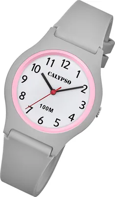 Produktbild von Calypso Jugend Analog Uhr K5798/5 Casual Kunststoff Armbanduhr grau UK5798/5