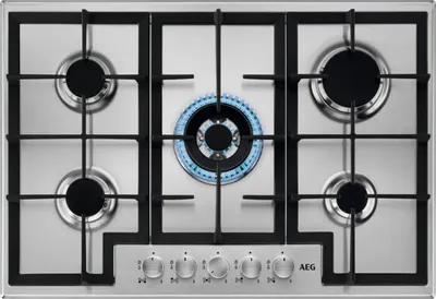 Produktbild von Aeg Kochfeld Hgb75400Sm Silber