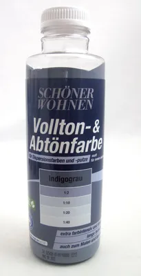 Produktbild von Voll- und Abtönfarbe Indigograu 500 ml