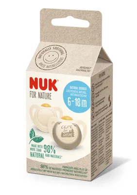 Produktbild von Nuk Schnuller 2er Pack for Nature - Kautschuk