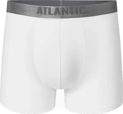 Productafbeelding van Herenshorts Atlantic Bmh-012, gemaakt van modal en katoen, kleur wit, maat L