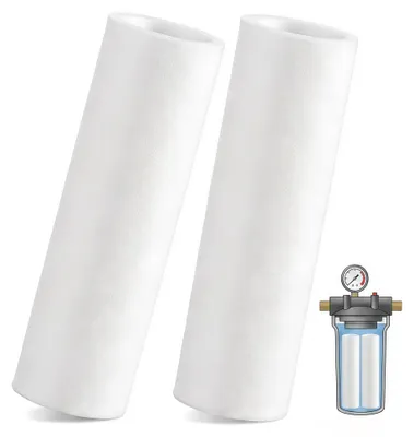 Ersatzfilter 80 µm, 2 Stück, für Grünbeck Wasserfilter, Wollfaser