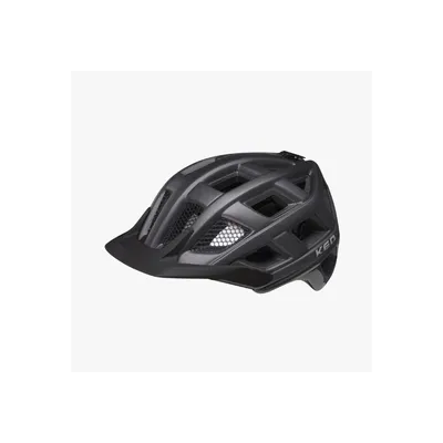 Produktbild von KED Crom MTB Helm, Fahrradhelm, Mountainbikehelm, Trailhelm, Allroundhelm, LED-Rücklicht, 340g, K-Fit : schwarz : M