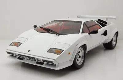 Produktbild von KK Scale 120142 Lamborghini Countach LP 5000S QV 1985 weiß 1:12