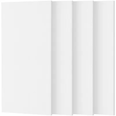 Produktbild von Selbstklebende Akustikpaneele - Schallisolationsplatten - 4er-Pack 112x55 cm