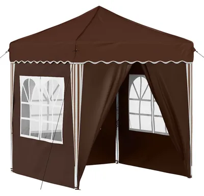Immagine prodotto di Tenda per feste a pop-up 195 x 195 x 245 cm Marrone