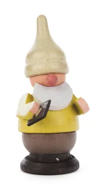 Produktbild von Miniaturfigur Zwerg mit Wunschzettel BxHxT 3x5,5x2cm NEU