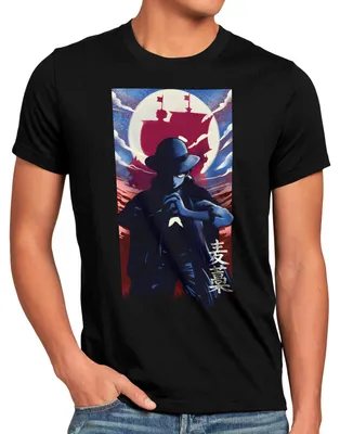 Produktbild von style3 Mugiwara Crew Herren T-Shirt anime manga luffy cosplay