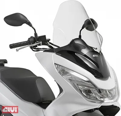 Produktbild von GiVi Windschild transparent 630 x 435mm mit ABE kompatibel mit Honda PCX