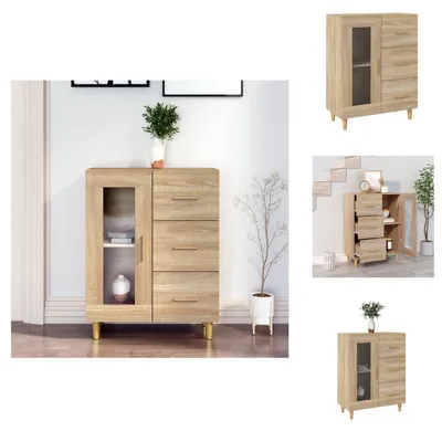 Image de vidaXL Sideboard Chêne Sonoma 69,5x34x90 cm Bois composite - Sideboards