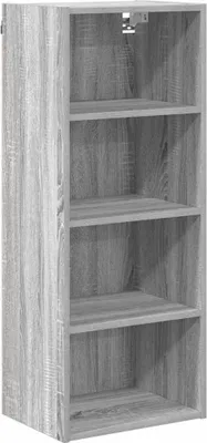 Image de vidaXL Armoire suspendue Gris Sonoma 40 x 29,5 x 100 cm Bois composite